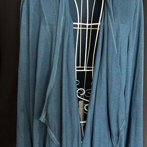 TURQUOISE RAGS & COUTURE CARDIGAN